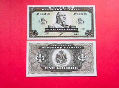 Haiti  1  Gourdes. 1992. Pick  259a  ( Uncirculated )