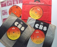 Vinyl records, 7in singles, Paul Simon - 4 singles