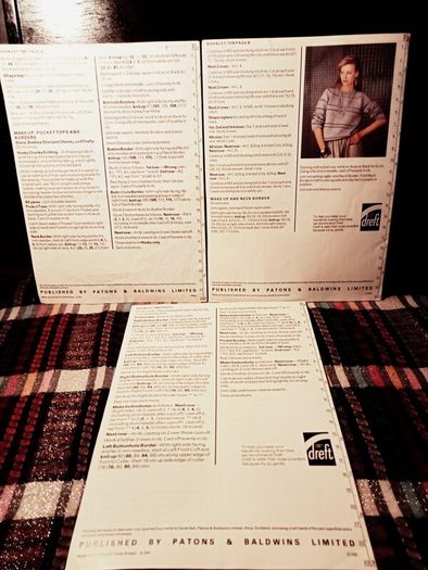 Vintage Patons Knitting Patterns.