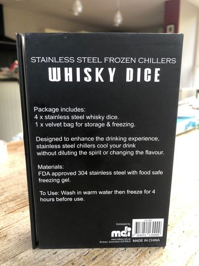Set Of 4 Whisky Dice