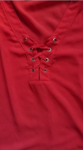Red Blouse   Size 12