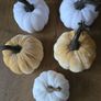 A set of 5 Halloween pumpkins mixed colors Image 3