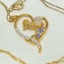 Silver Mermaid in Heart Pendant by Harry Ivens Image 9