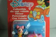 DISNEY MINNIE MOUSE (Mattel Inc.) - diecast car with Minnie Mouse figure (c.1988)