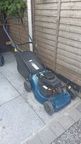 petrol lawnmower