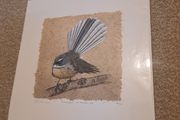 Piwakawaka New Zealand Fantail by Rebecca Gilmore