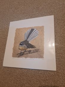Piwakawaka New Zealand Fantail by Rebecca Gilmore