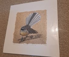 Piwakawaka New Zealand Fantail by Rebecca Gilmore