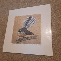 Piwakawaka New Zealand Fantail by Rebecca Gilmore