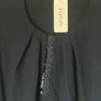 top Bnwt navy chiffon & embelished front sunwear brand European brand size 38 Image 5