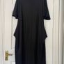 Uniqlo X JW Anderson Knotted Black Midi Dress. Size L. Adjustable Knot Image 5