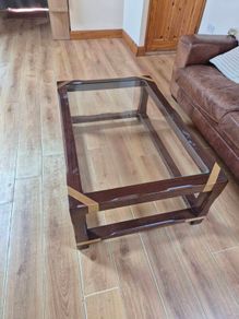 Vintage Jean Claude Mahey table serial stamped - 4004