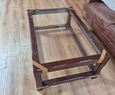 Vintage Jean Claude Mahey table serial stamped - 4004