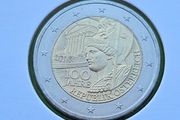Austria 2018 year Uncirculated 2 Euro coin.