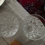 Pair of Waterford Crystal red wine Glasses Image 3