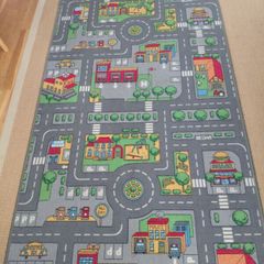 Kids Rug, city roads, 160 x 100cm