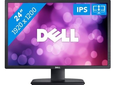 Dell Ultrasharp U2412h Led-backlit Lcd Monitor, Black Hd, Vga, Dvi And Displayport