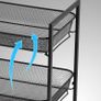 Household Trolley with 3 Mesh Baskets  - Free Delivery Nationwide Image 6