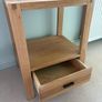 Oak Bedside Lockers / Side Tables  Like New Image 3