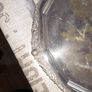 Large Old Silver Plated Serving Tray, Postage Available or Collection on all my items Image 2