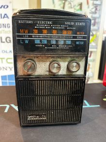 Solid State Mexican Joe branded transistor radio, likely from the 1960s