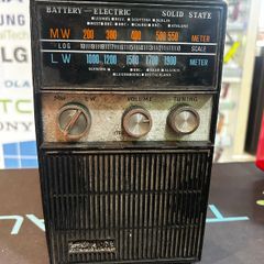 Solid State Mexican Joe branded transistor radio, likely from the 1960s