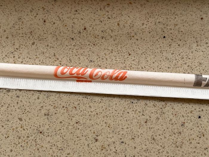 Coca Cola Straws pack of 100 from the 70's