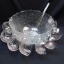 Party Time with this vintage Arcoroc Aspen Leaf Punch Bowl Set Image 3