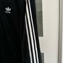 Black velour Adidas track top Image 2