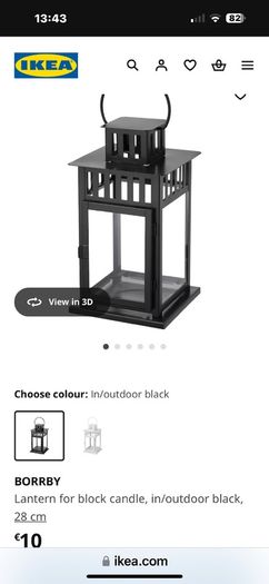 IKEA Borrby lanterns x 20