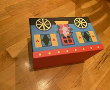 Kids circus storage box large nearly new