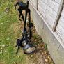 Golf clubs with trolley and size 9 golf shoes Image 5