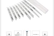 Erbauer Multi-Material Reciprocating Saw Blades 8 Piece Set