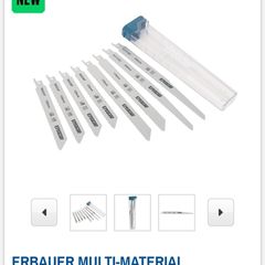 Erbauer Multi-Material Reciprocating Saw Blades 8 Piece Set