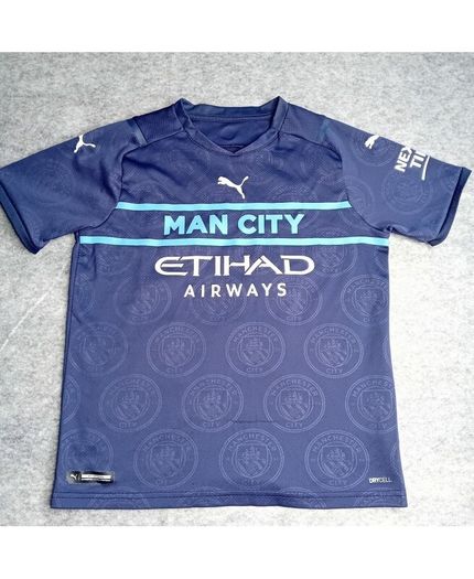 Manchester City Puma Away Shirt Boys 11-12 Years - Rare Retro Grealish 10 Print