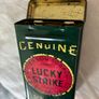 Vintage  Lucky Strike Tobacco Metal Box Image 2