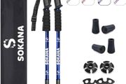 NEW SALE | Walking Poles 2 Pack Folding Walking Sticks for Men and Women | Lightweight Trekking Poles with Quick Lock System for Hiking Climbing Camping