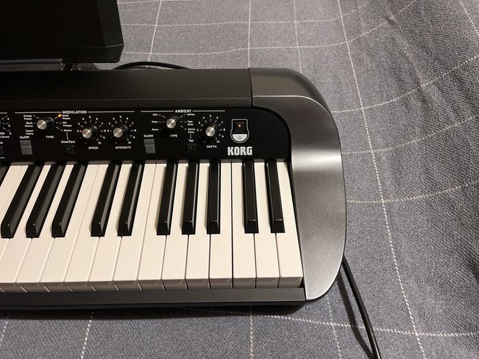 Korg SV2 73 key stage keyboard with music stand