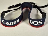Classic Canon EOS Strap Blue Red Line