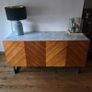 Walnut and Marble Top Cabinet Image 9