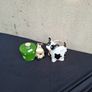 Pair of cow ornaments postage possible Image 2