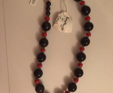 Amethyst & Coral necklace