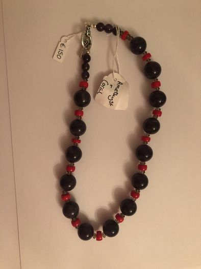 Amethyst & Coral necklace