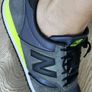NEW BALANCE 420 grey black shimmer Trainers Sz 8UK Image 2