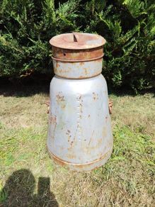 More Unusual Vintage Large Milk Churn Garden Feature  In Gorey