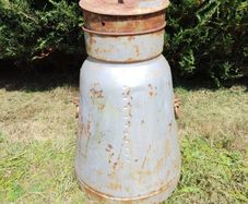 More Unusual Vintage Large Milk Churn Garden Feature  In Gorey