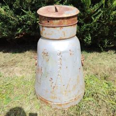 More Unusual Vintage Large Milk Churn Garden Feature  In Gorey