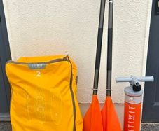 Itiwit 2 inflatable kayak + accessories (new and unused)