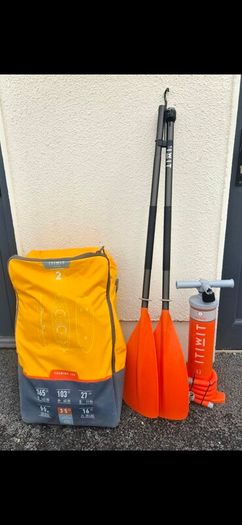 Itiwit 2 inflatable kayak + accessories (new and unused)