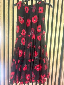 black & red dress size 8 Kate Spade